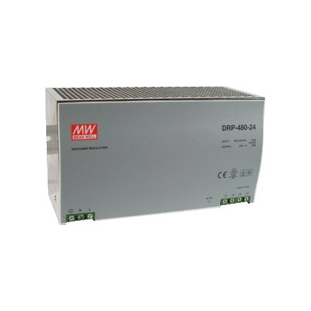 Power supply 24V 20a DRP-480-24